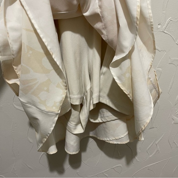 Offline by Aerie “Real Me” tan/white floral print tiered athletic dress (medium) - Picture 3 of 6